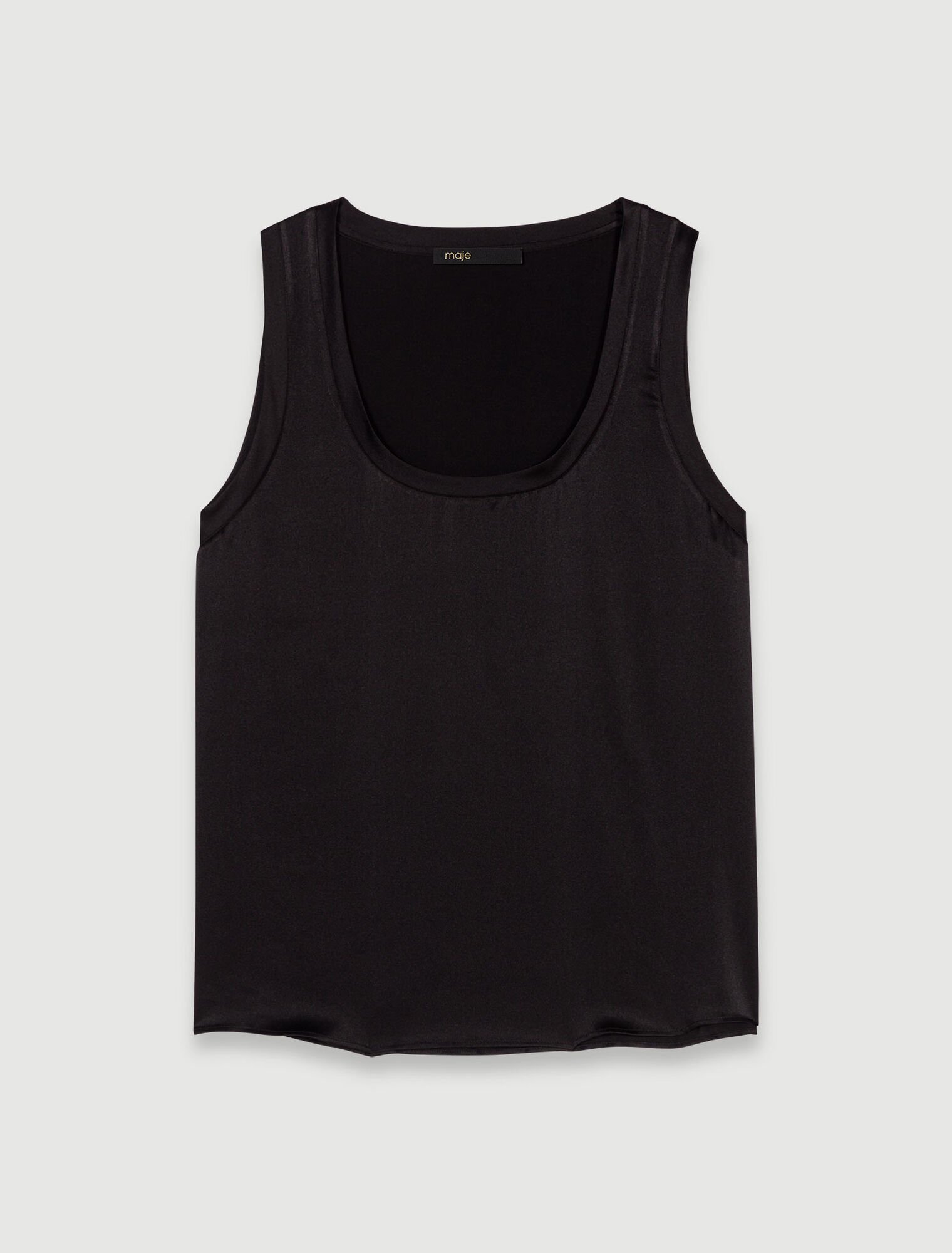 Silk tank top