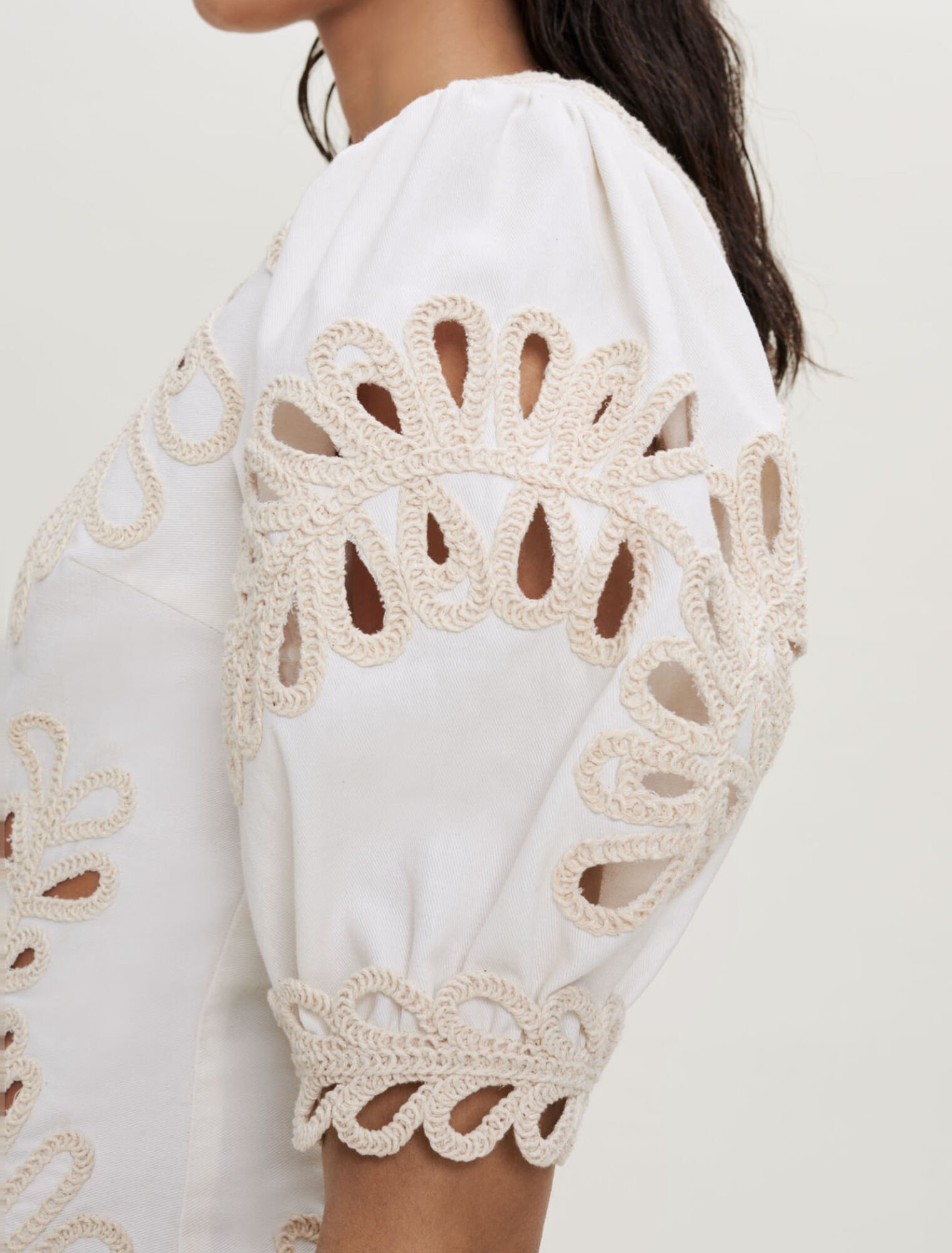 Short embroidered dress