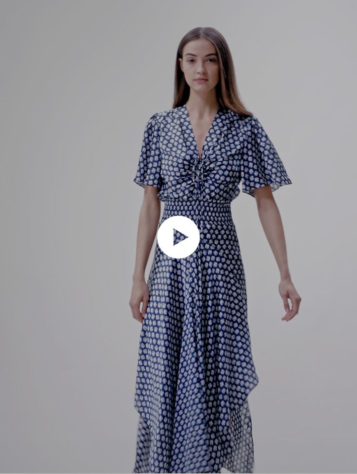 Patterned maxi dress