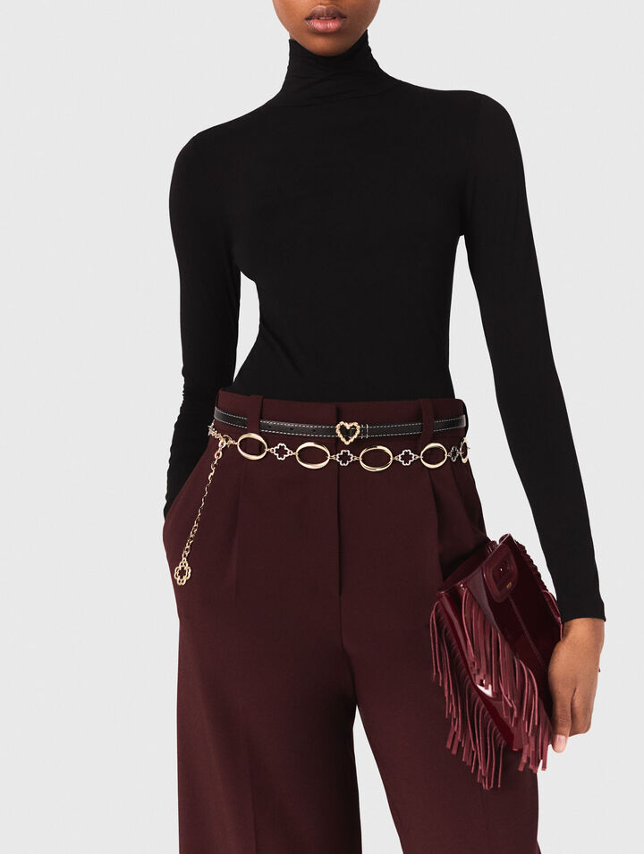 Long-sleeved top