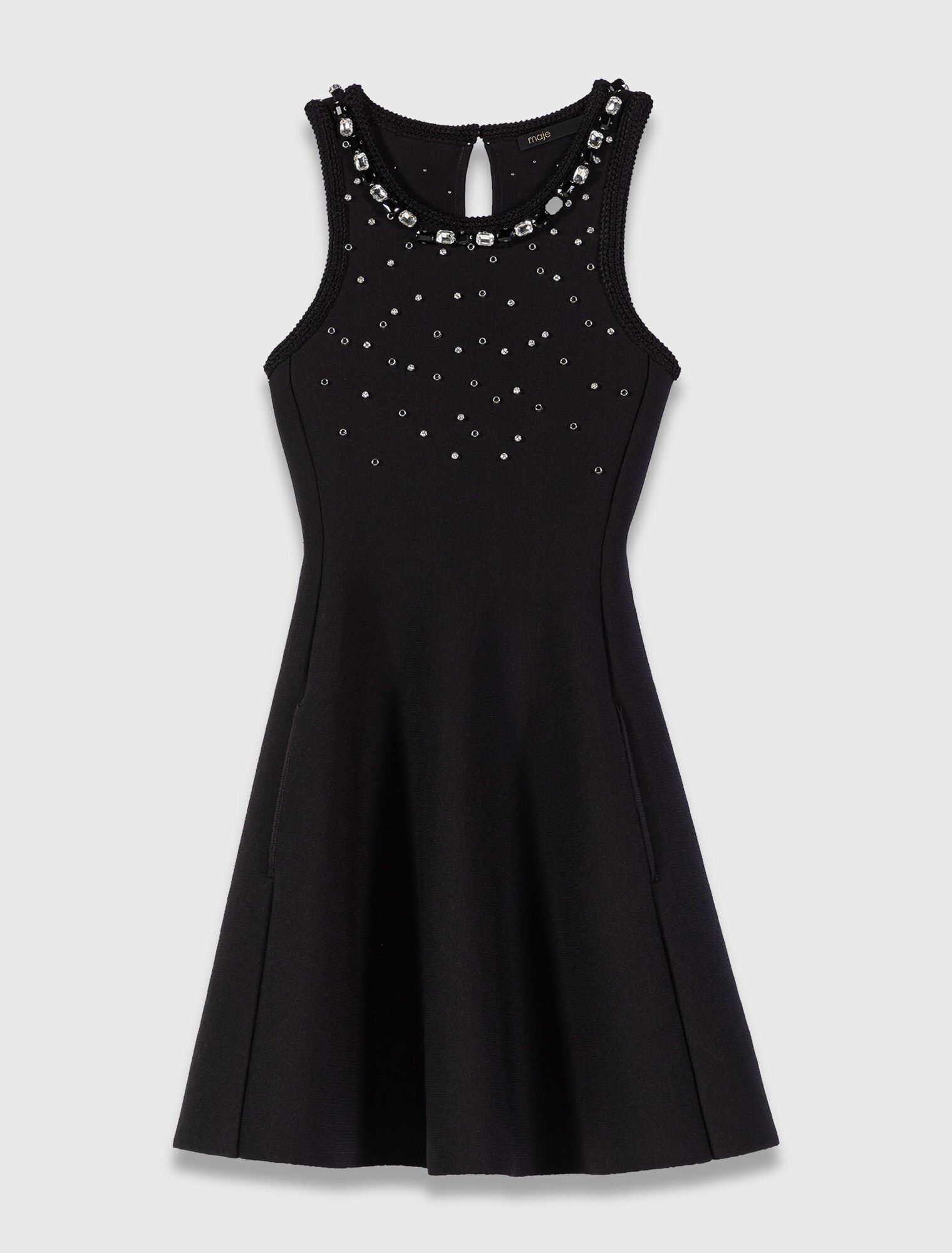 Jewelled skater dress