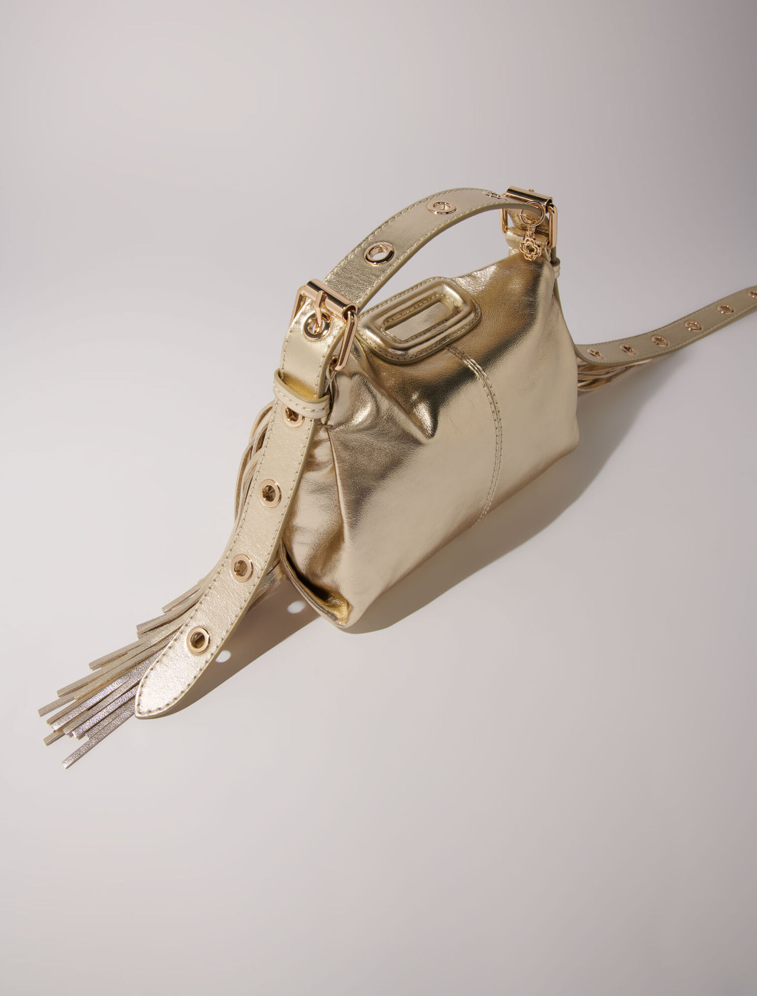 Metallic leather Miss M Mini bag