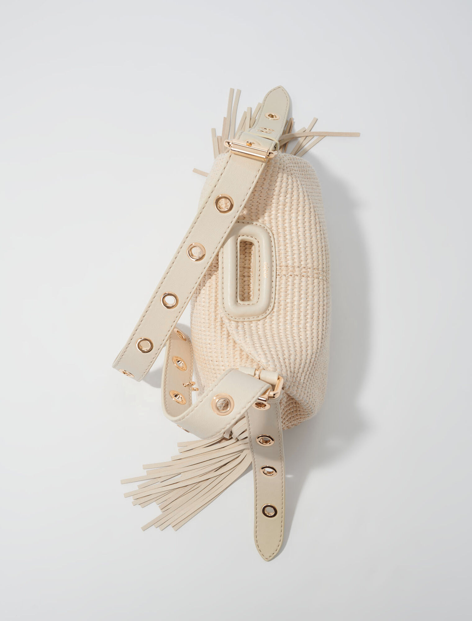Raffia effect Miss M Mini bag