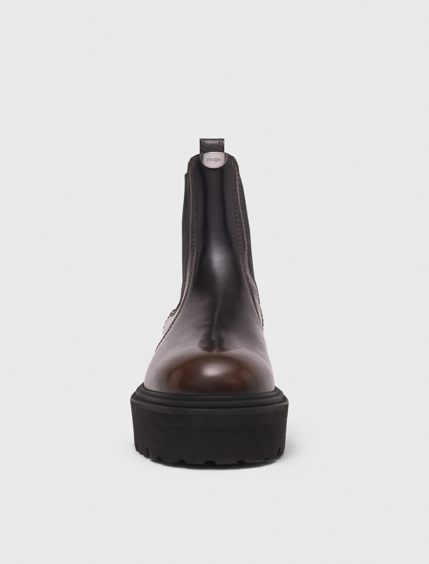 BRUNT ロマンチスト　ブラック Chelsea boots Brown for Women | Maje