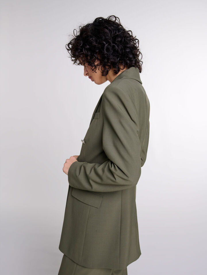 Slim-fit suit jacket