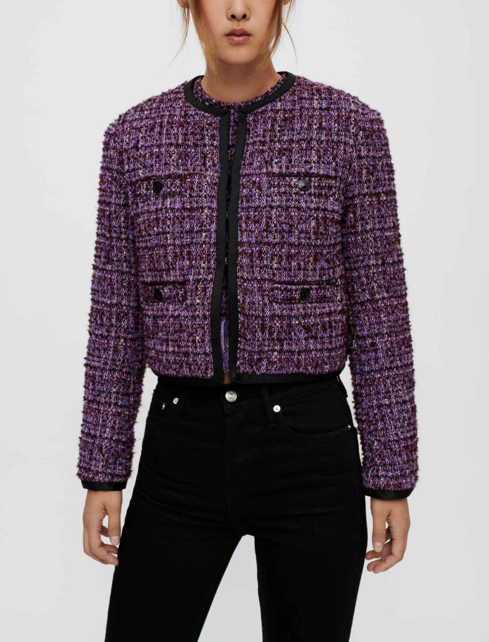 Maje tweed blazer deals