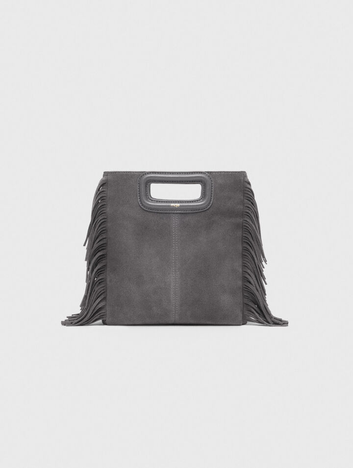 M bag in suede leather