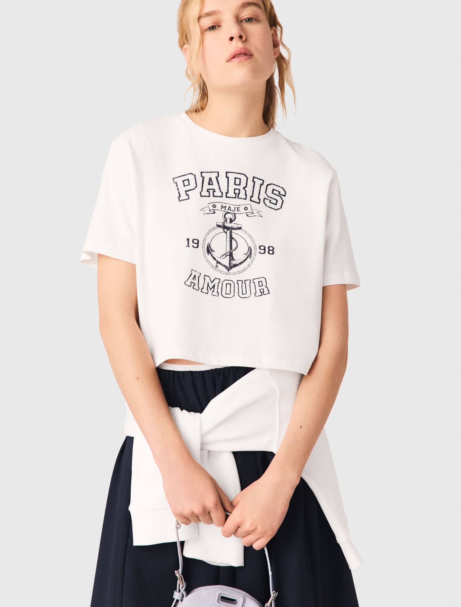Sailor-print T-shirt