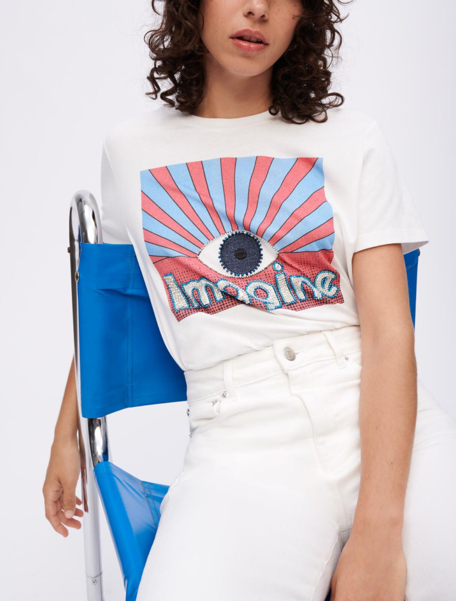 Silkscreen printed T-shirt