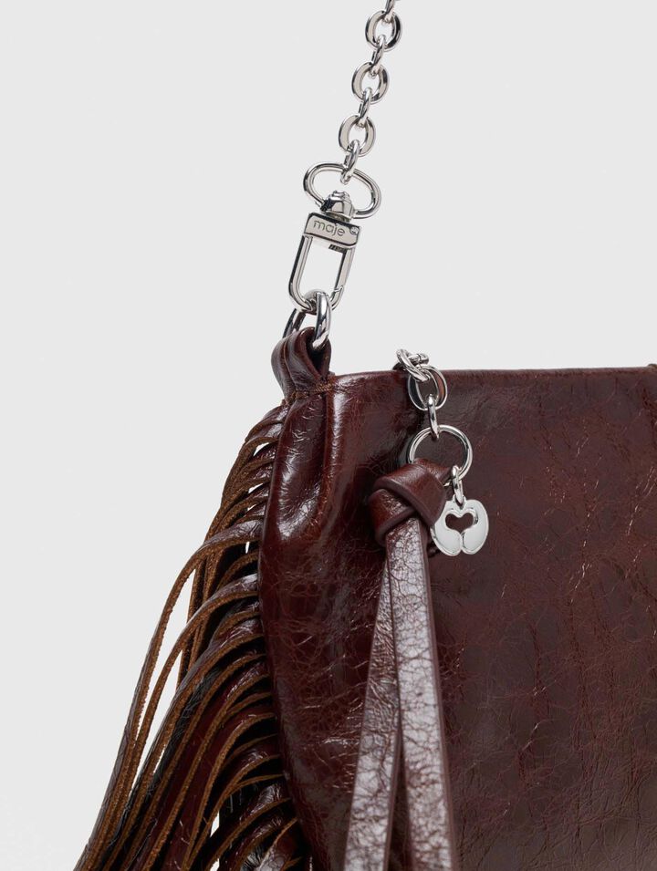 Patent leather Miss M Pouch bag