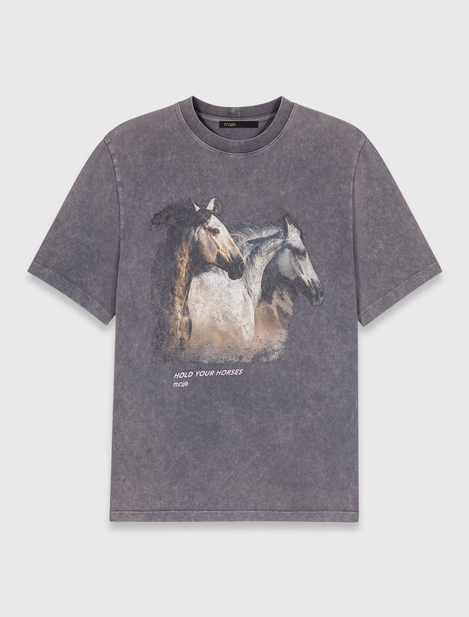 Horse print T-shirt