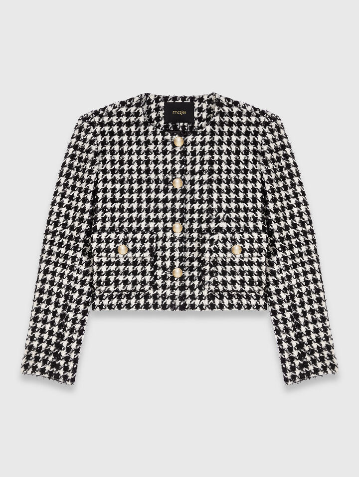 Short tweed jacket