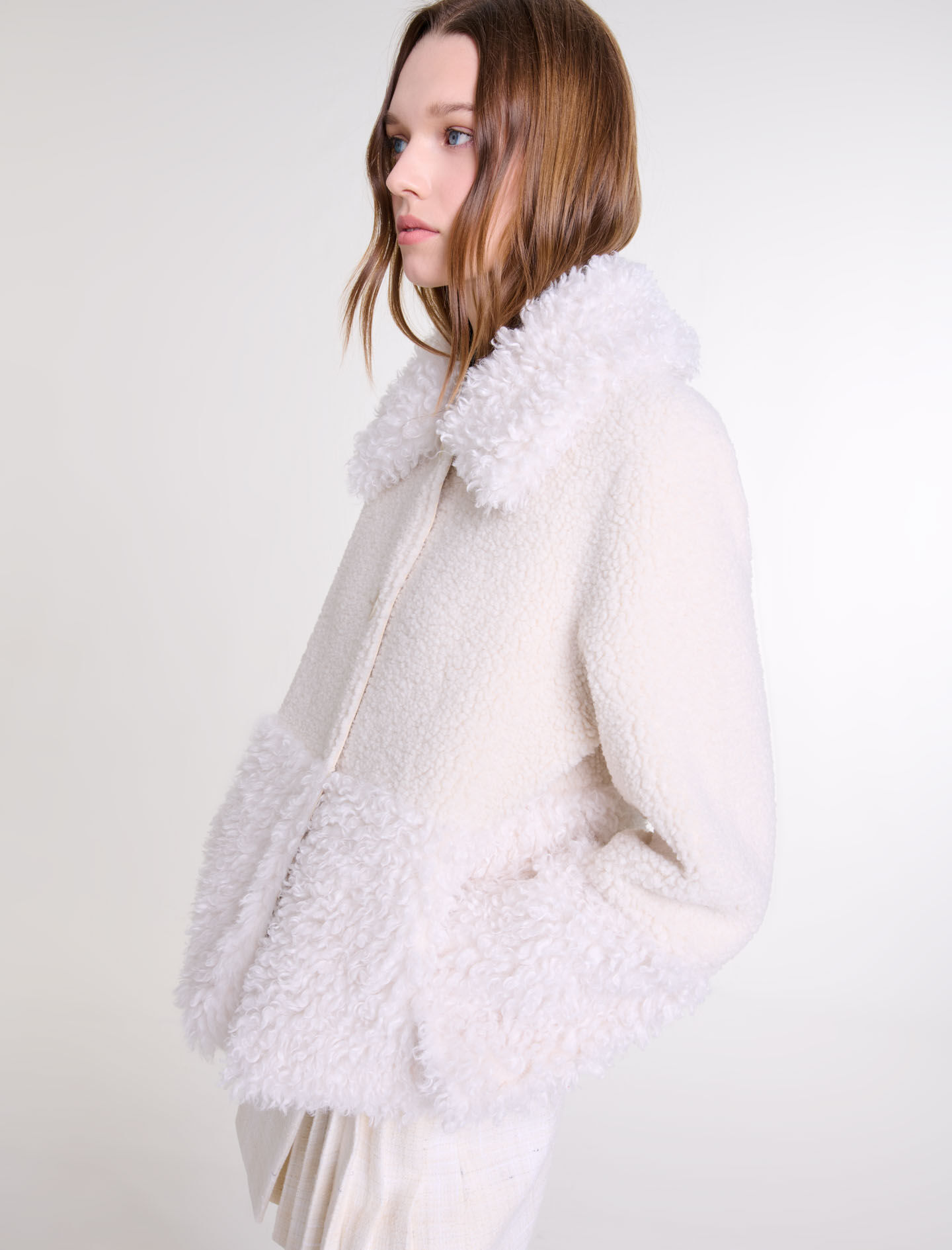 ファッション人気ブランドランキング Short fake fur coat - Short coats | Maje ジャケット・アウター