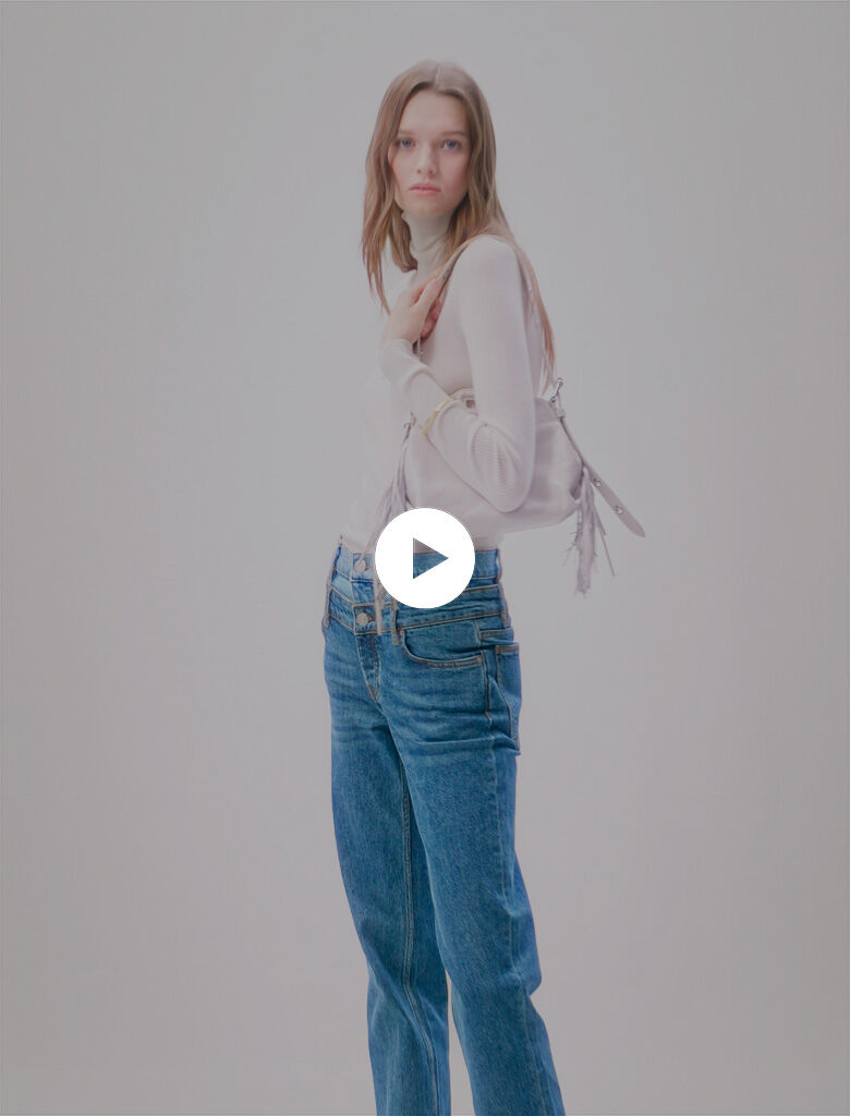 スポーツストア Double Maje | jeans waist High - jeans waistband パンツ