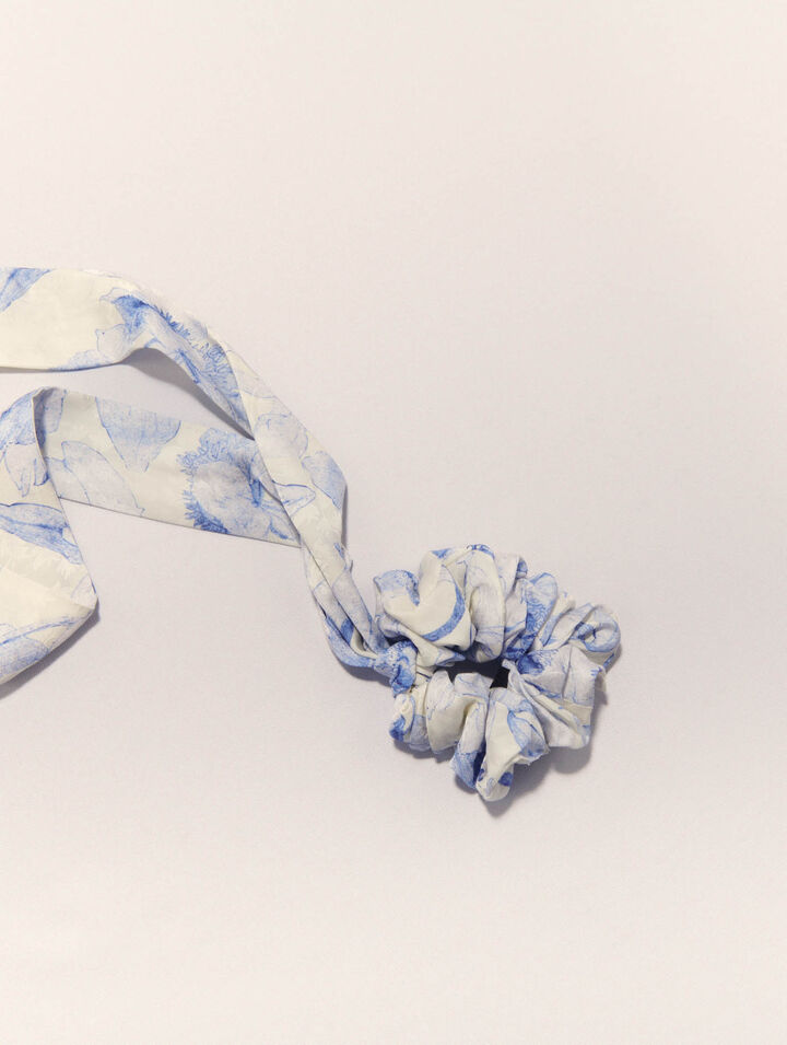 Watercolour theme scrunchie
