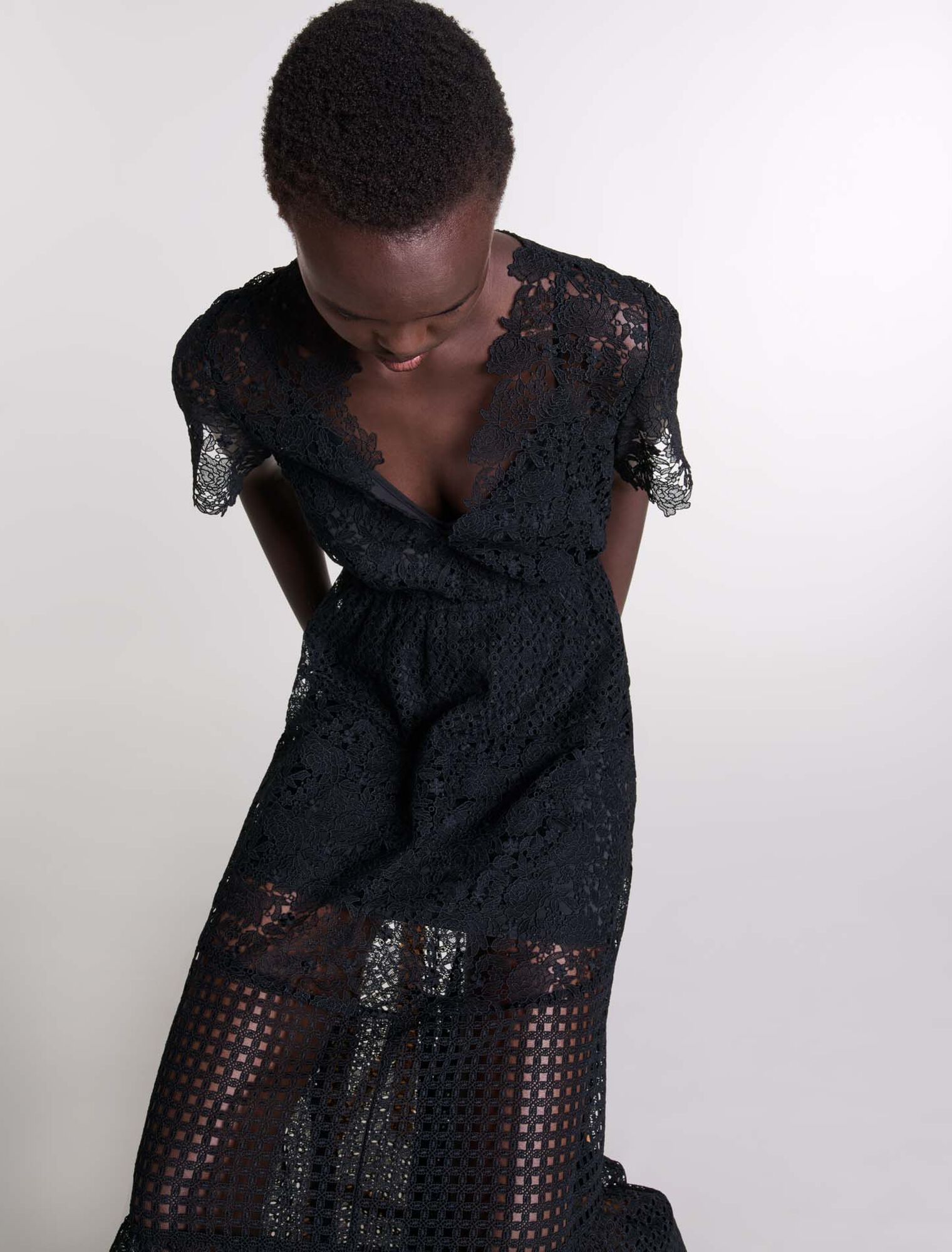 Lace maxi dress