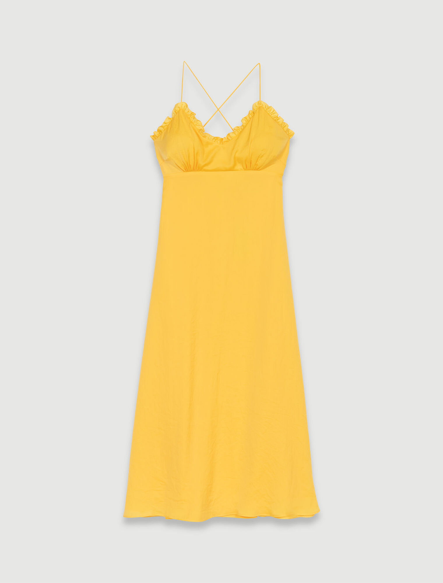 Strapless maxi dress