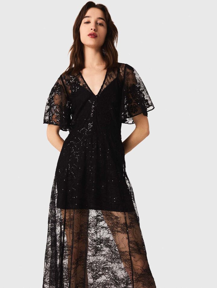 Lace maxi dress