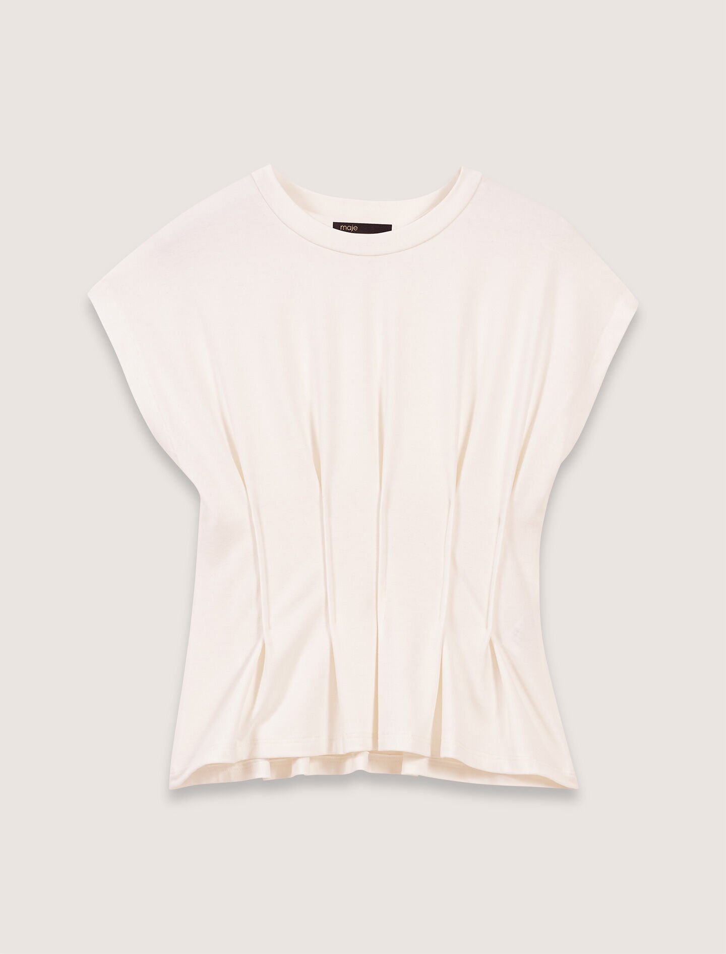 MAJE 売れ筋商品|||マージュ Tシャツ トップス レディース T-shirts White Cotton T-shirt White For Women | Maje