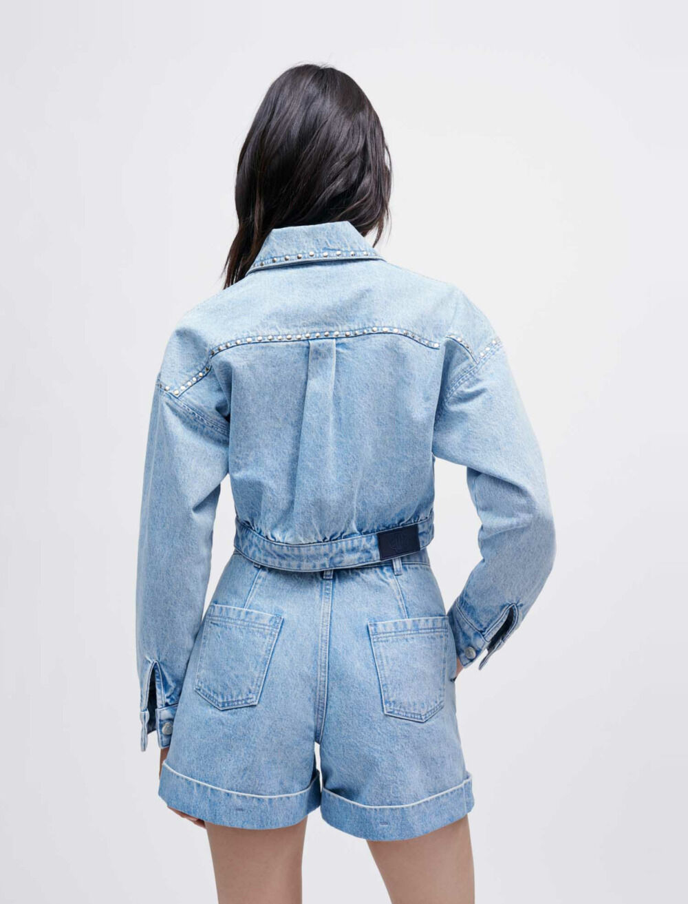 おすすめ & Blazers - studs with jacket Denim Jackets Maje | Pants