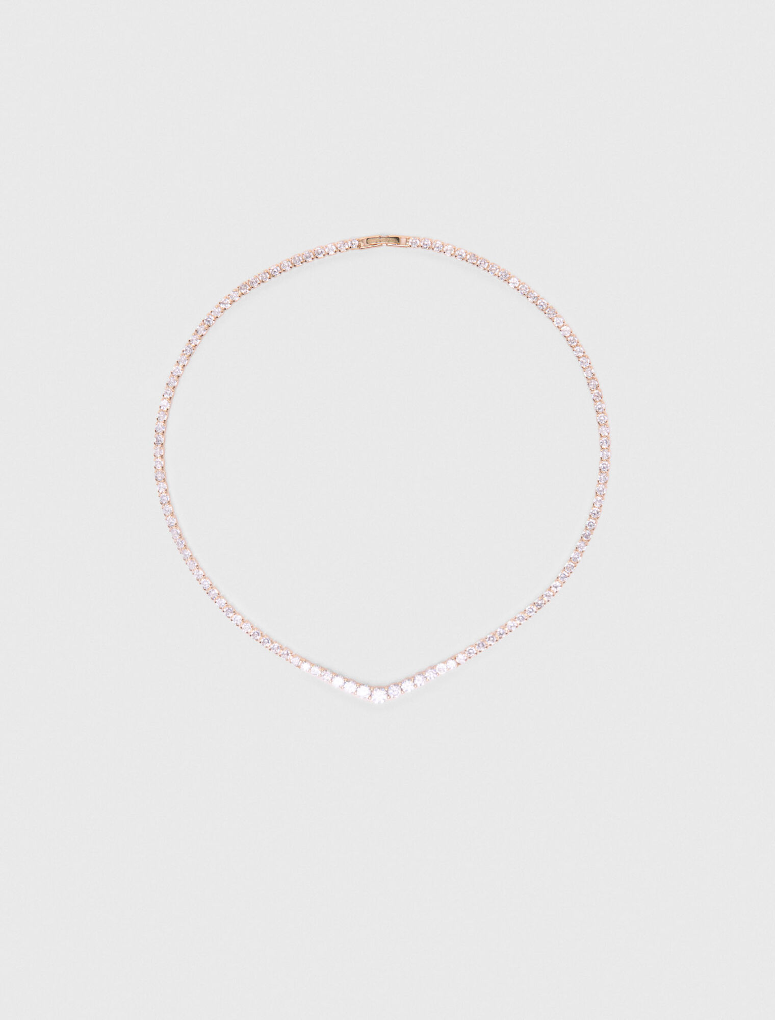 Cascade diamant&eacute; necklace