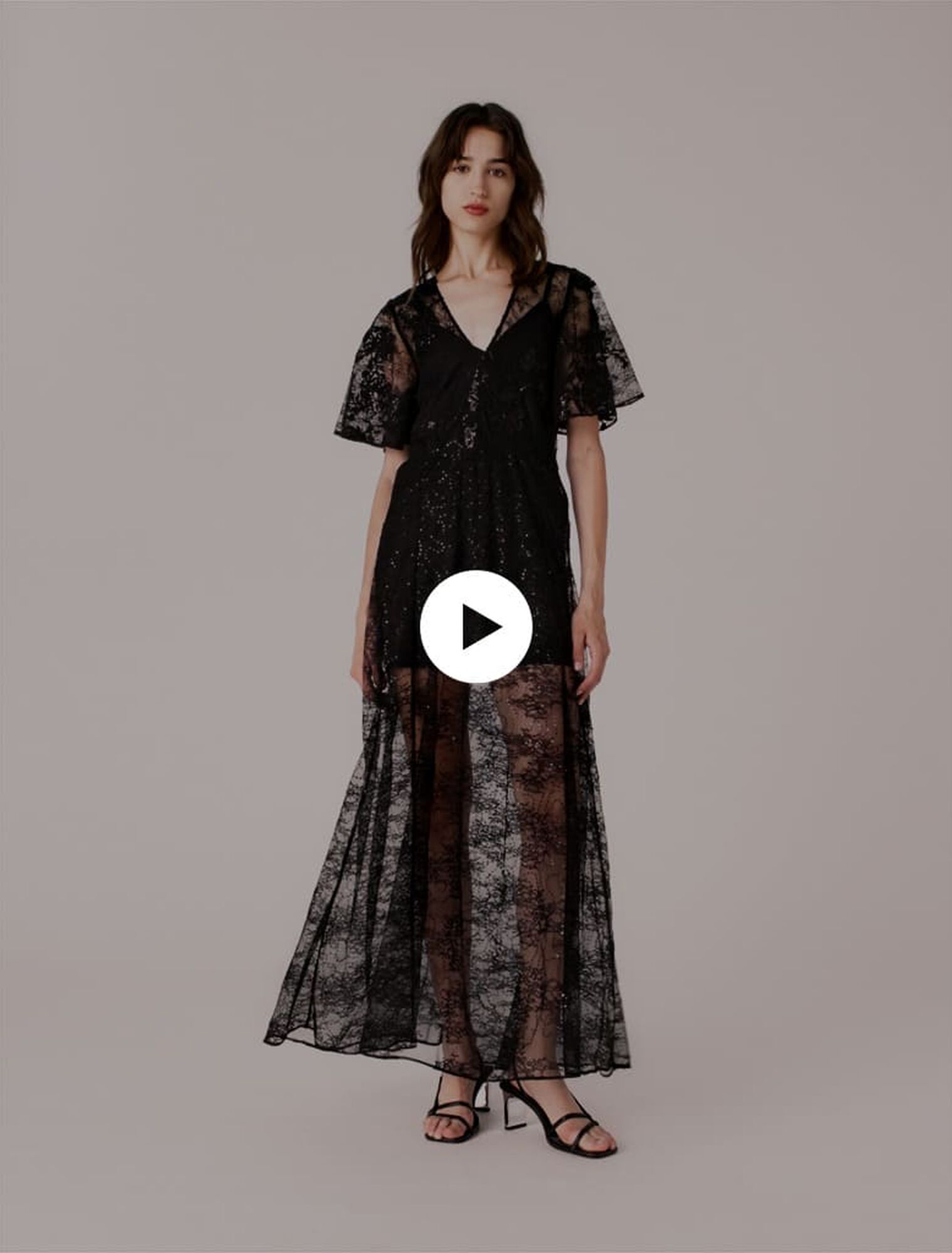 Lace maxi dress