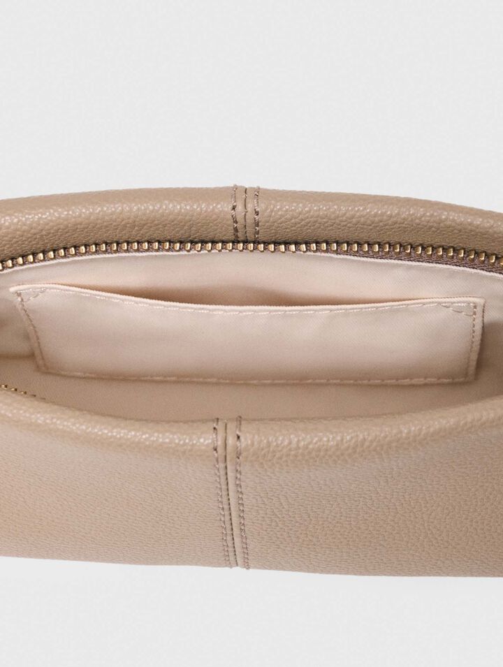 Miss M grained leather pouch