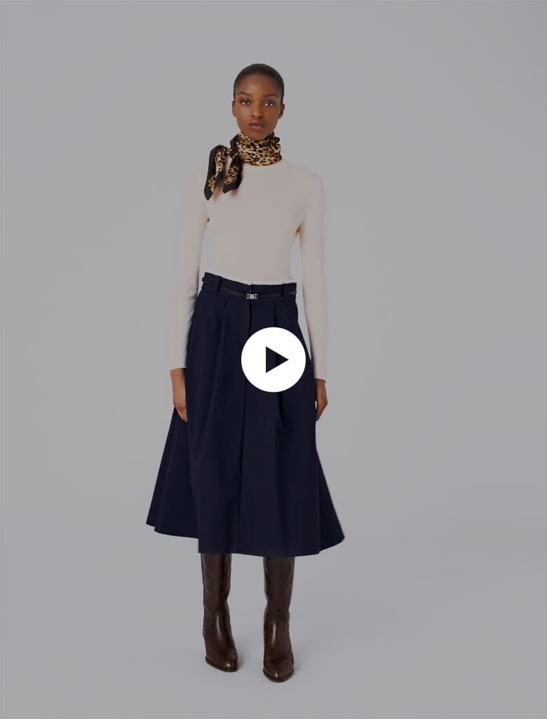 majeページ Striped rhinestone shirt White For Women | Maje