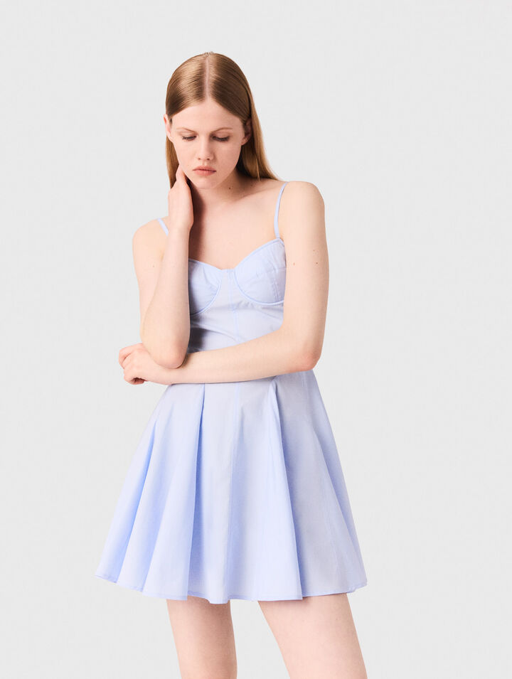 Short cotton babydoll dress