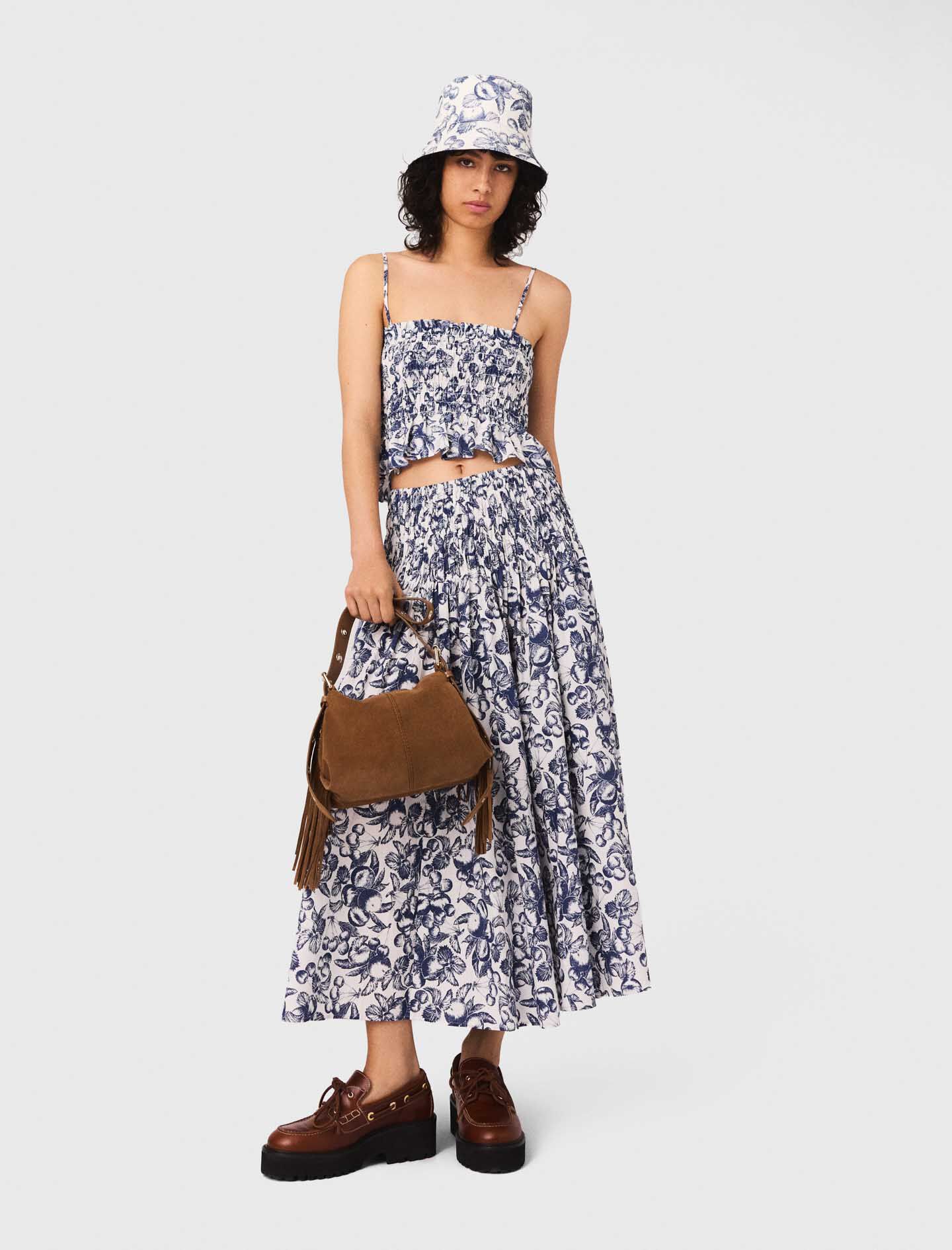 【関税&送料込】Bonpoint Multicoloured Lise Skirt In Corduro x Liberty Lise corduroy skirt in blue - Bonpoint | Mytheresa