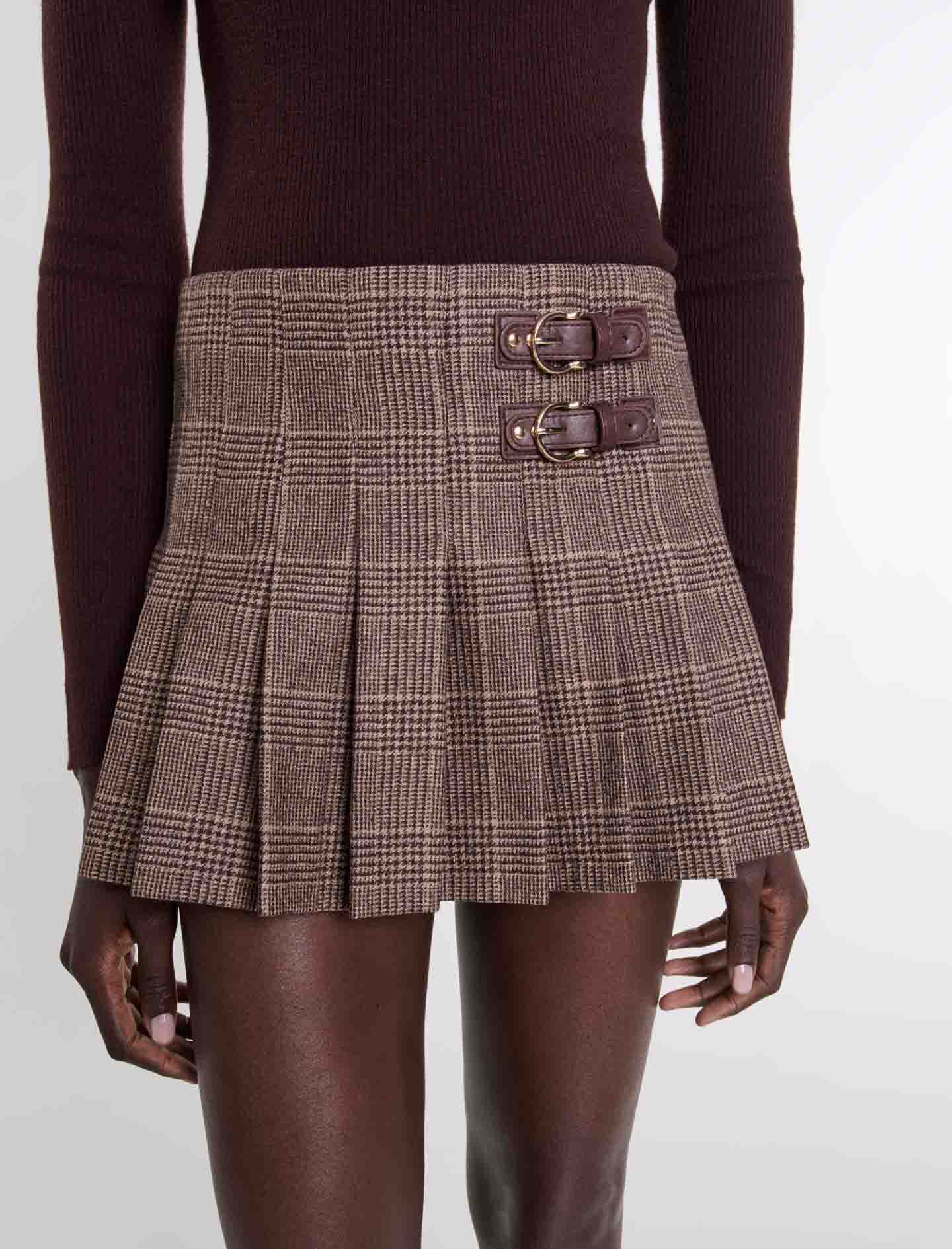 Short pleated skirt - Mini skirts | Maje
