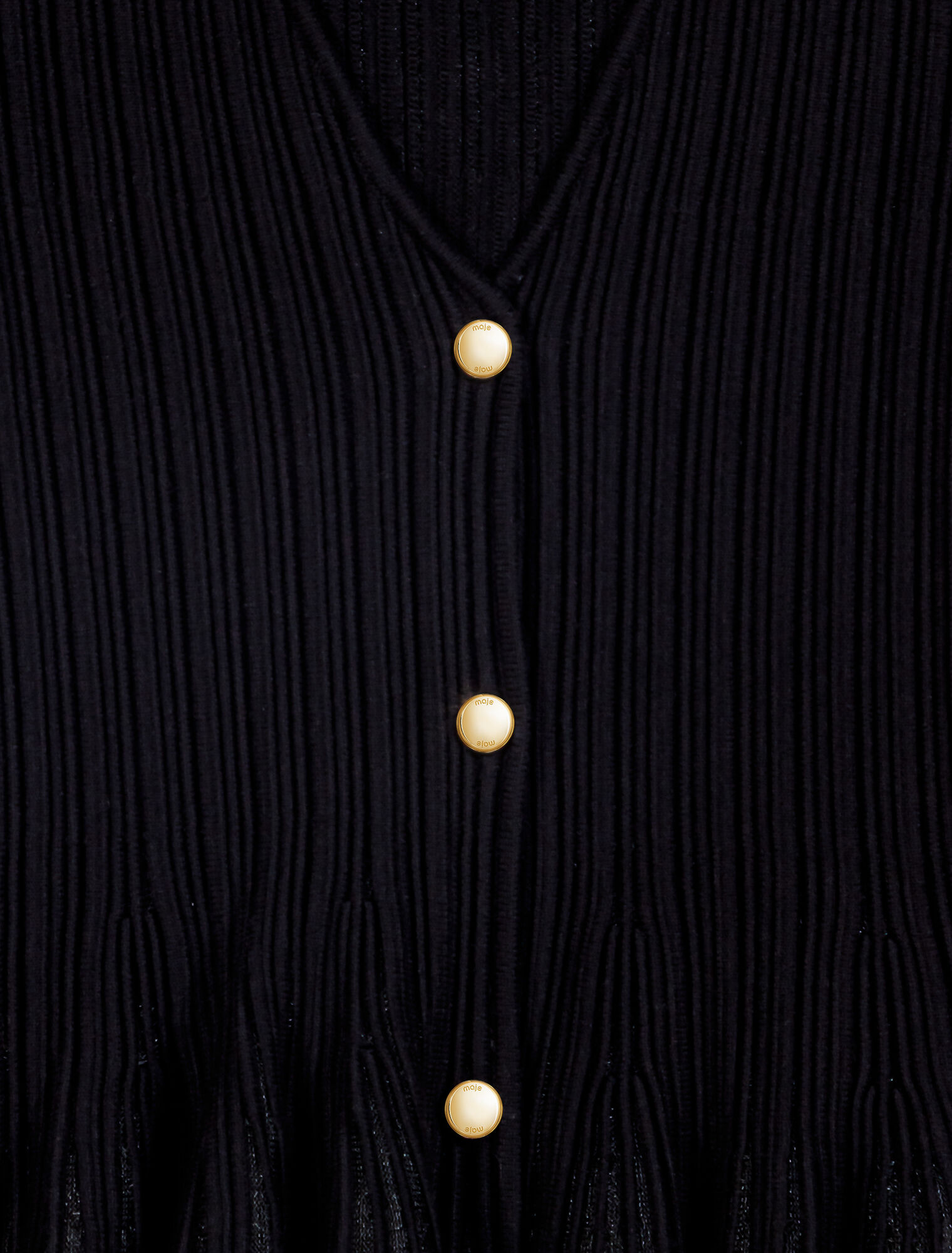 Peplum cardigan
