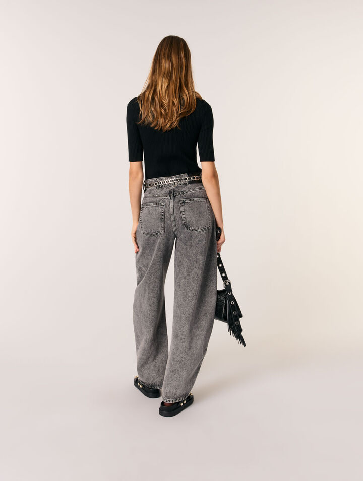 Rib knit top