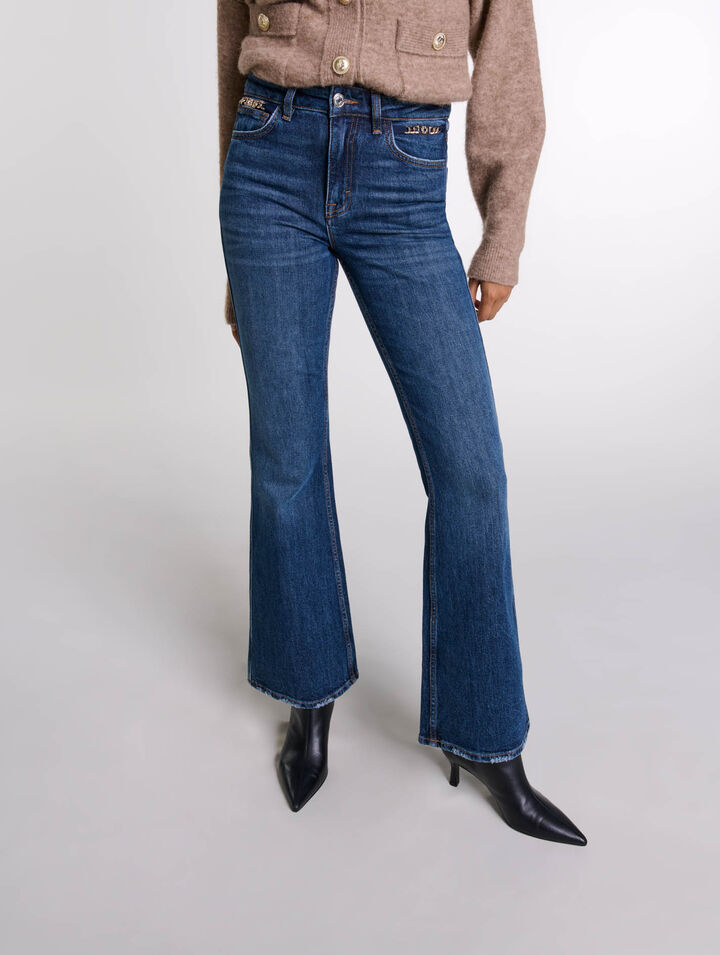 Flared jeans