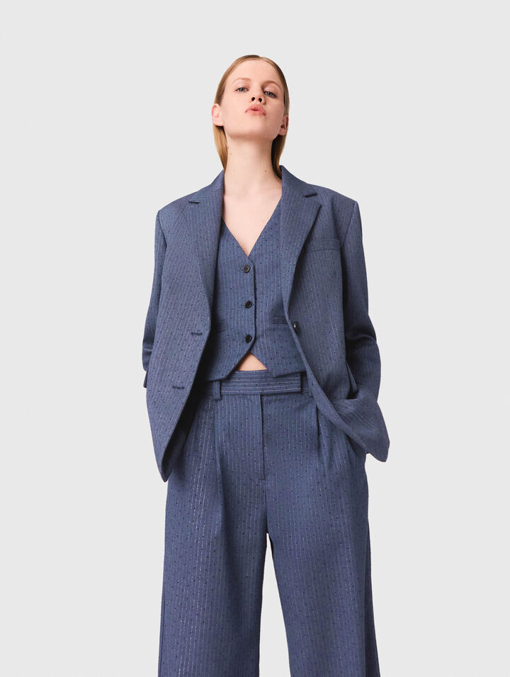Rhinestone suit jacket