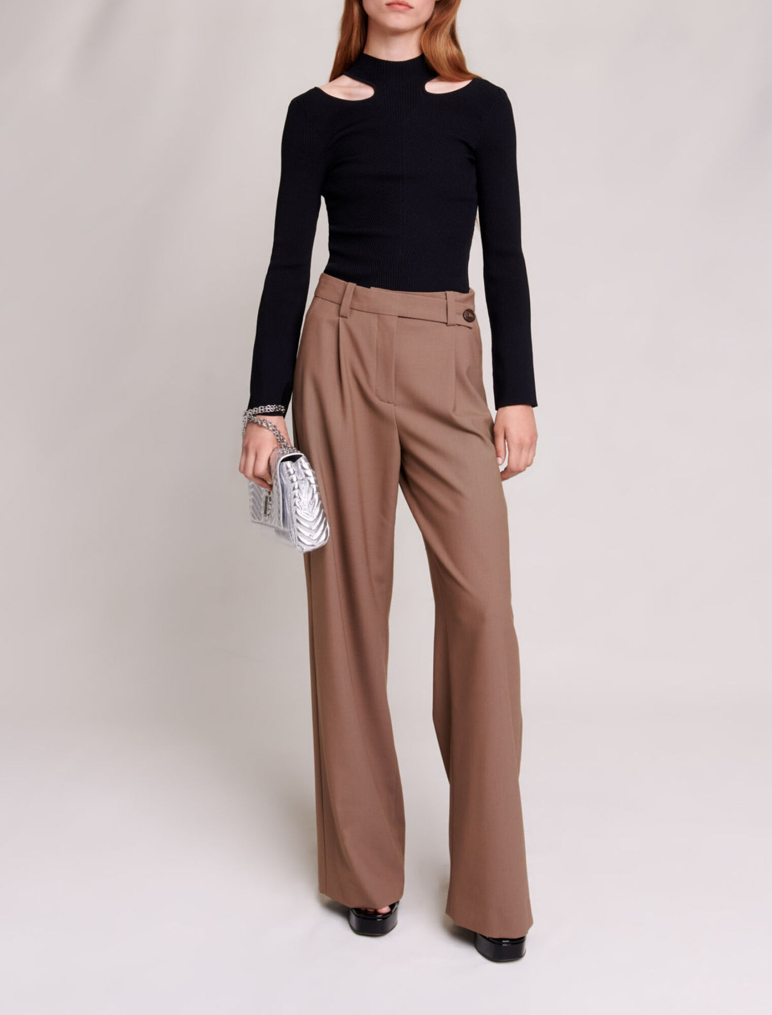 Cutaway knit jumper