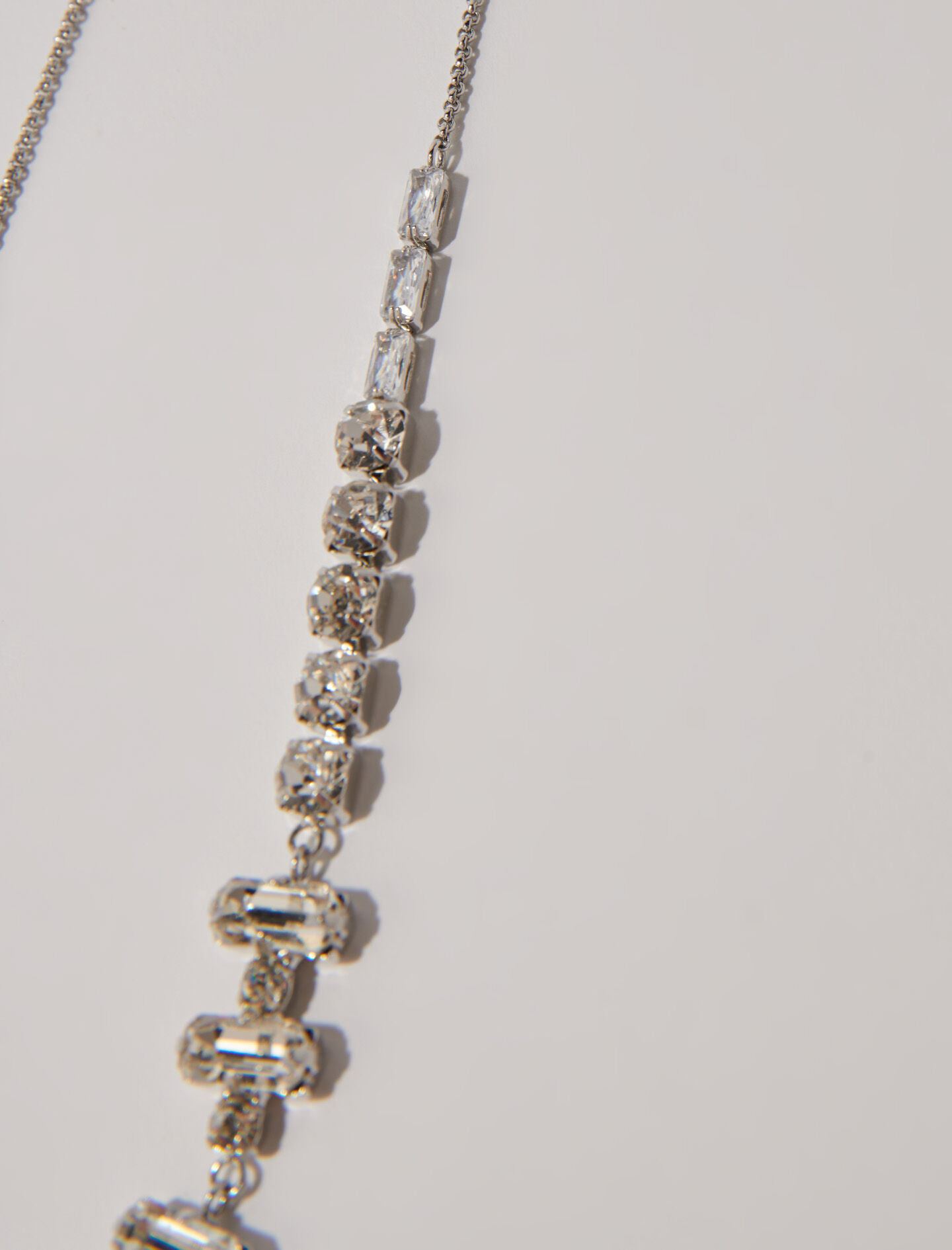Silver rhinestone choker necklace - Necklaces | Maje Silver rhinestone choker necklace - Necklaces | Maje