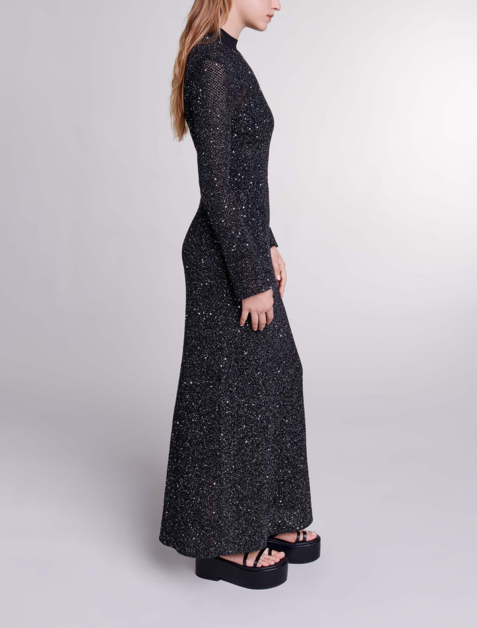 Knit maxi dress