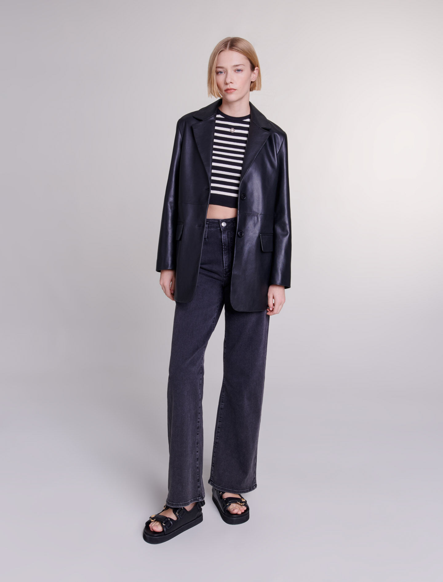 Maje leather online