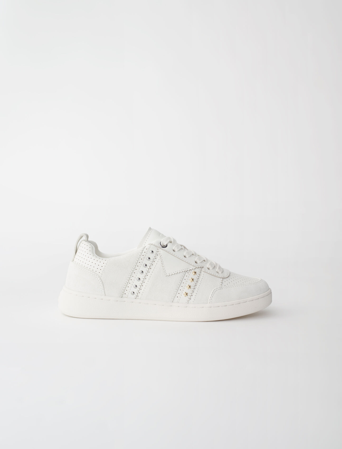 Leather sneakers Shoes Maje