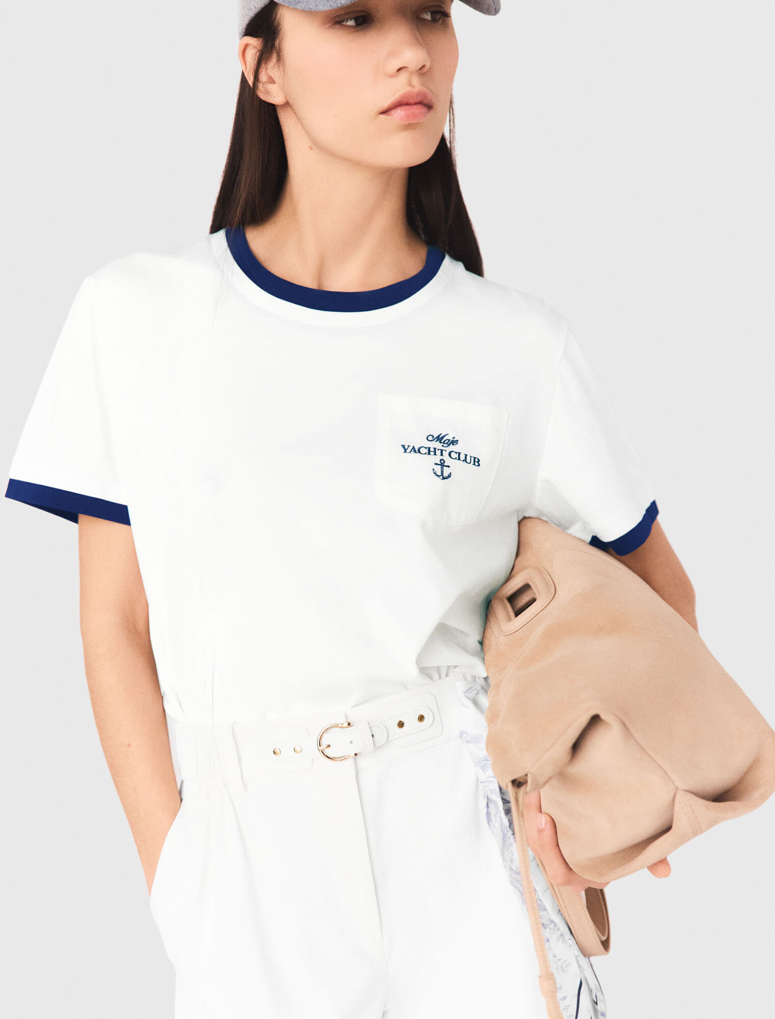 Layered-look T-shirt