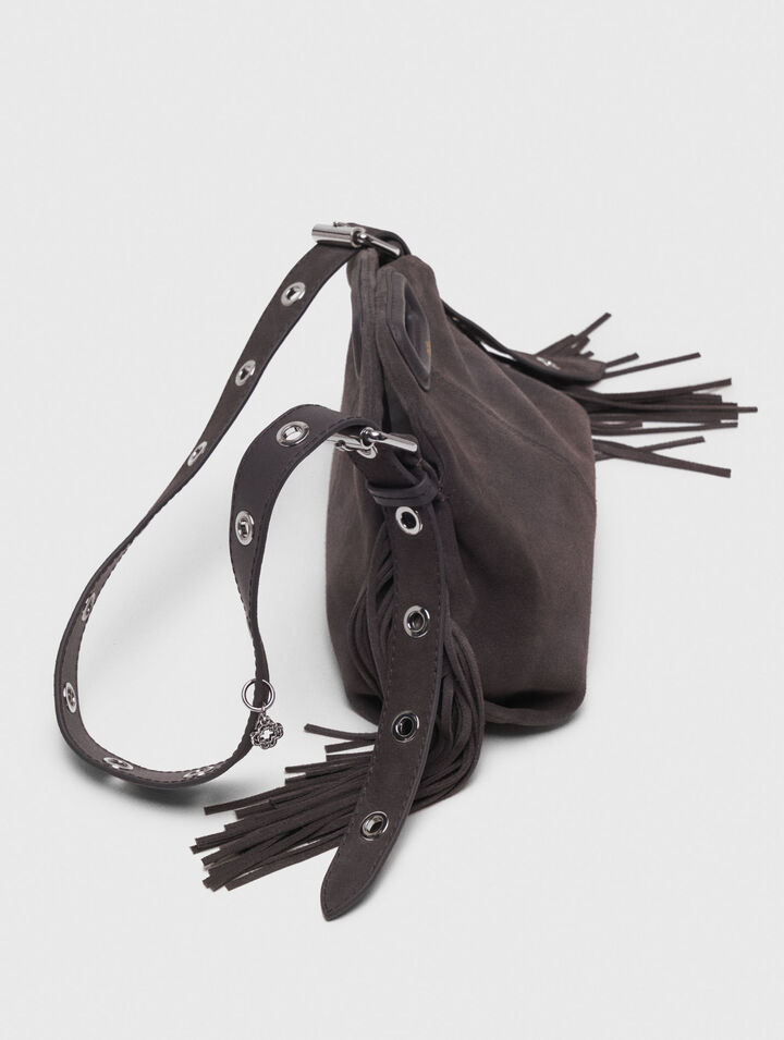 Miss M mini suede bag