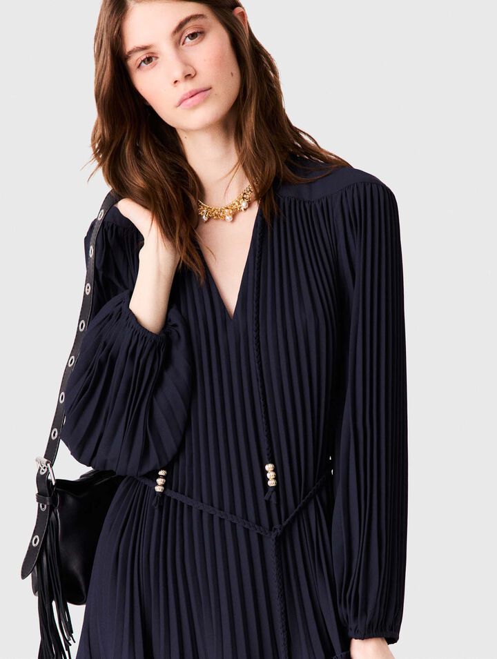 Short pleated dress