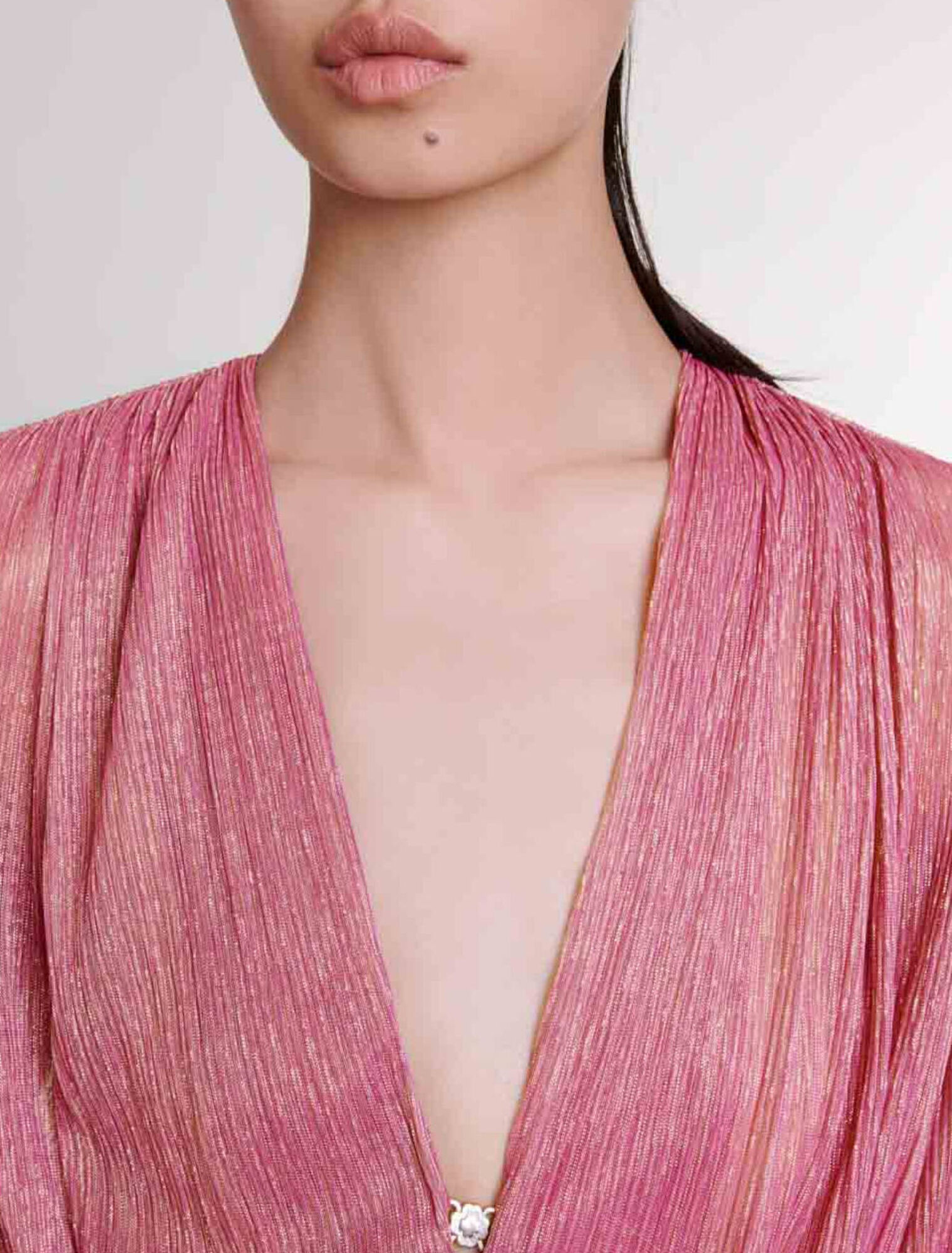 Short lamé dress