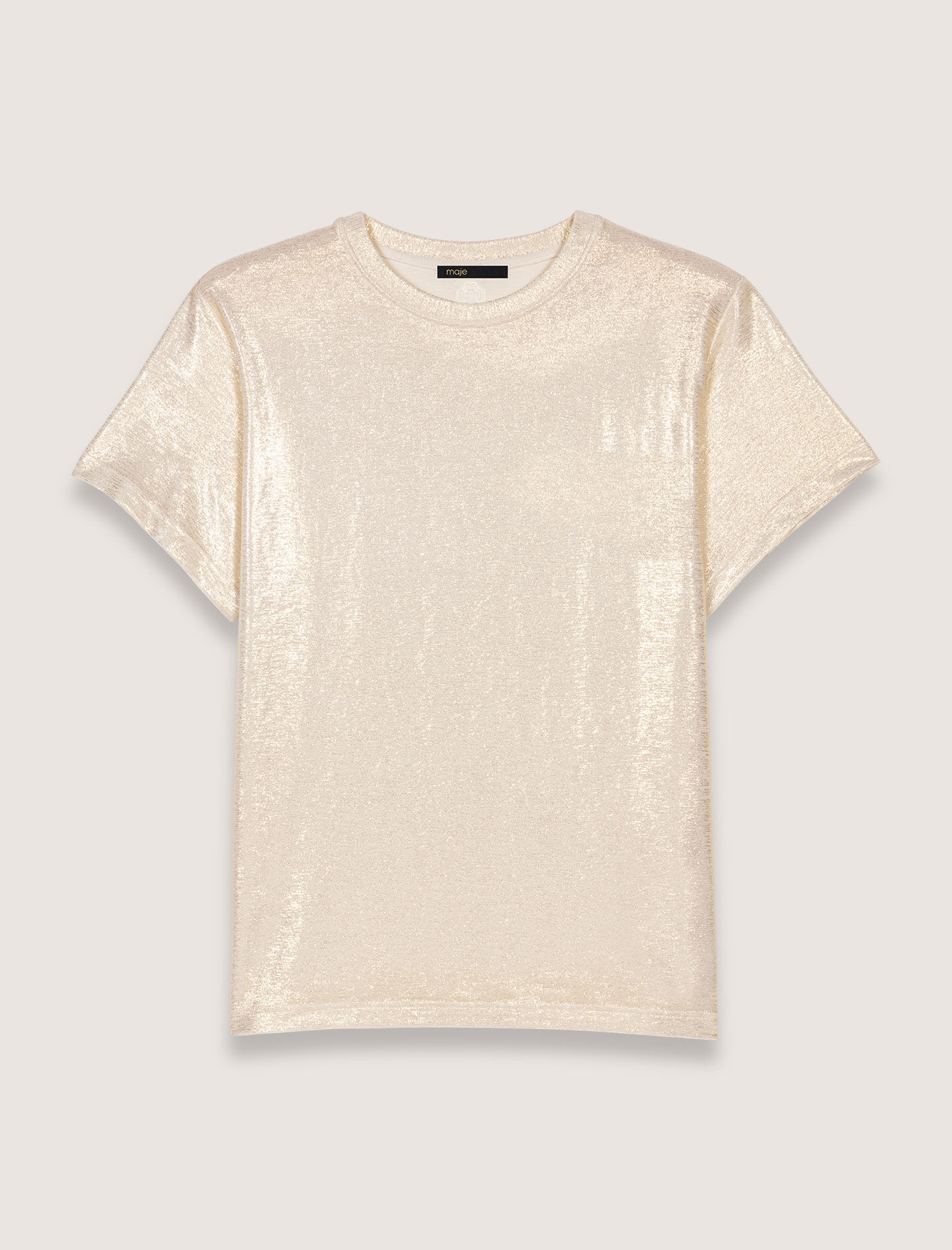 EMIS★NEW [正規品] (WOMENS) APPLIQUE T-SHIRT 4COLOR Summer Vibes (8069) ~ Banded 3/4 Bell-Sleeve V-Neck Tunic