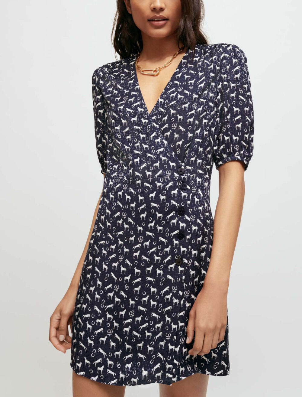 Maje jacquard dress top