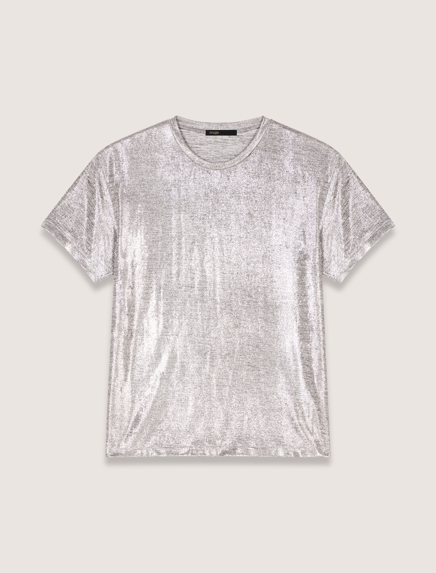 Maje Paris rhinestone T-shirt White For Women | Maje