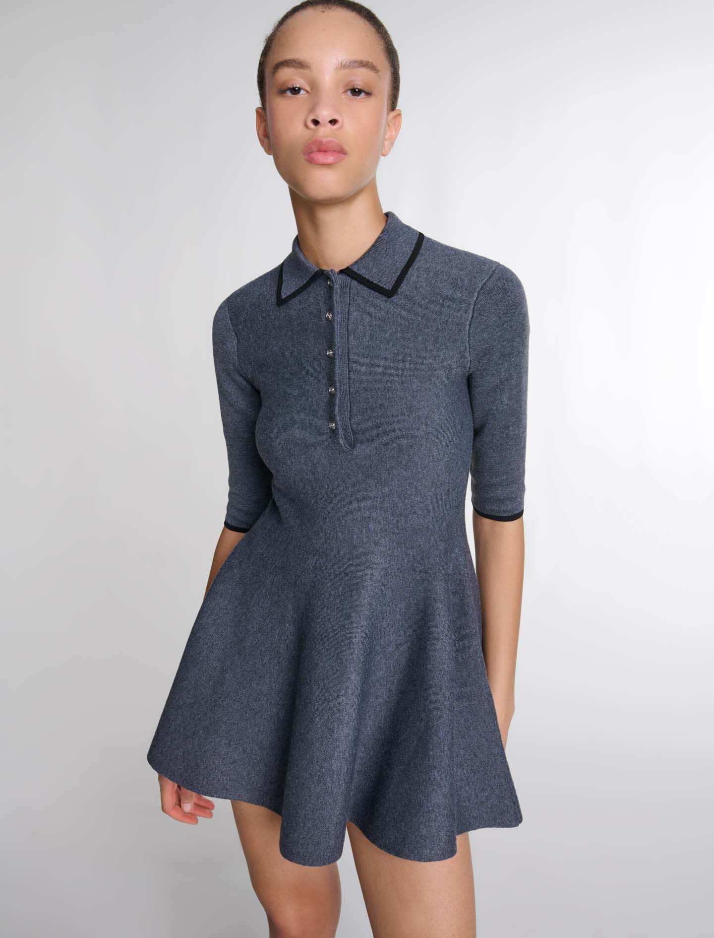 Short knit dress - Short dresses | Maje