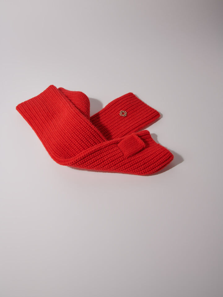 Wool and cashmere mittens