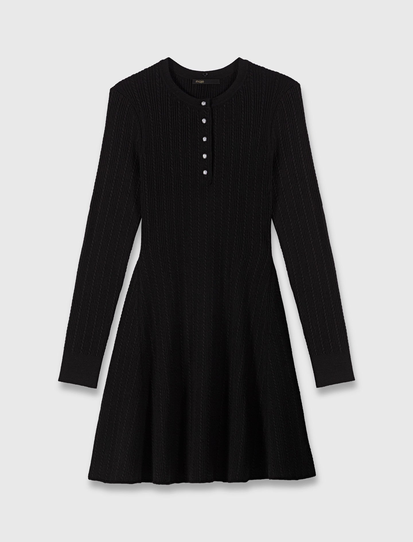 【新品未使用】Bibiy. EMILIA COLLAR KNIT BLACK C-